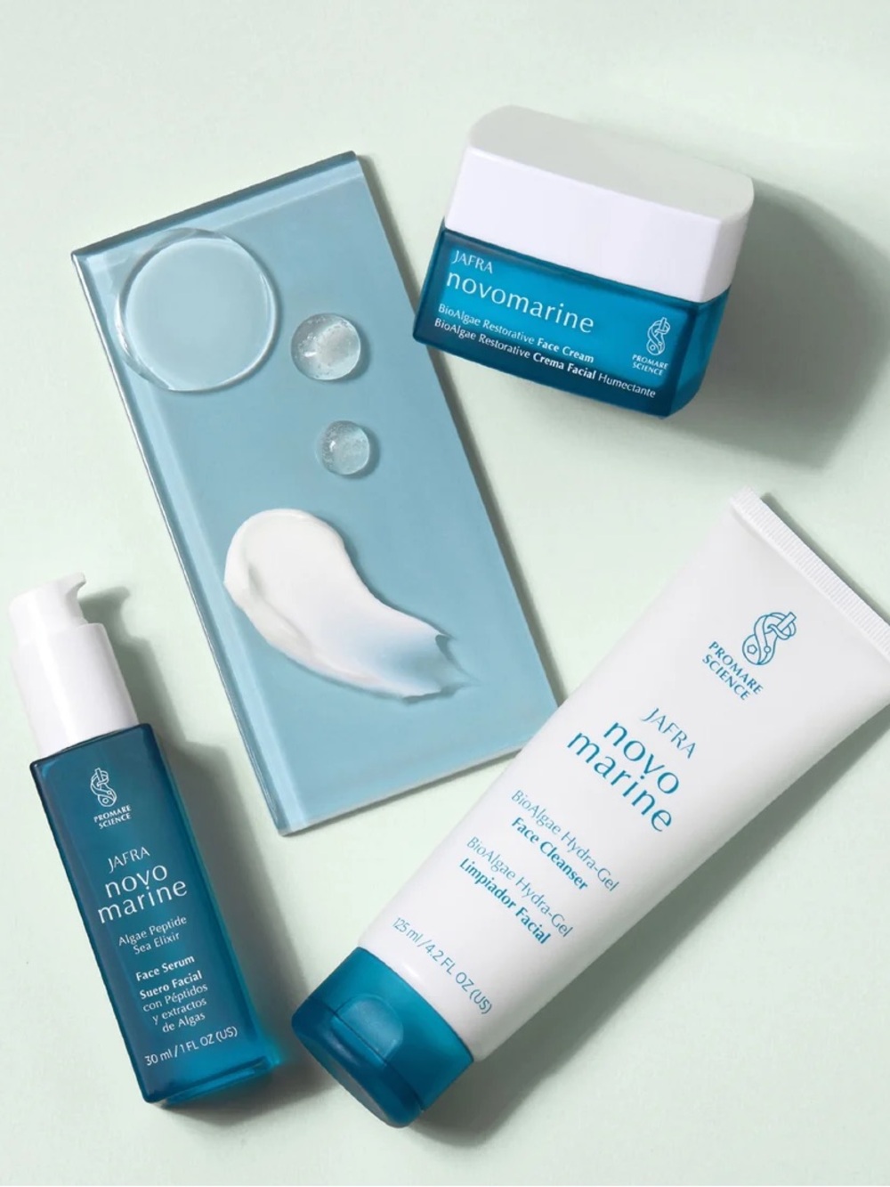 JAFRA Novo Marine Hydrating Skincare Set — Teal & White